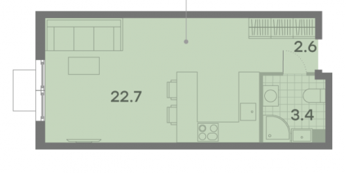 Студия Москва г., Красного Маяка ул.,  к. 2