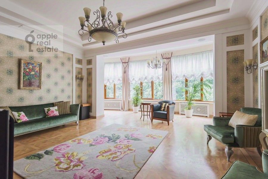 Аренда 4-комн квартиры на вторичном рынке Староконюшенный переулок, 15