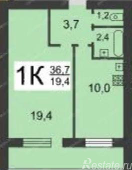 Продажа 1-комн квартиры на вторичном рынке Балашиха, Московский,  д. 6