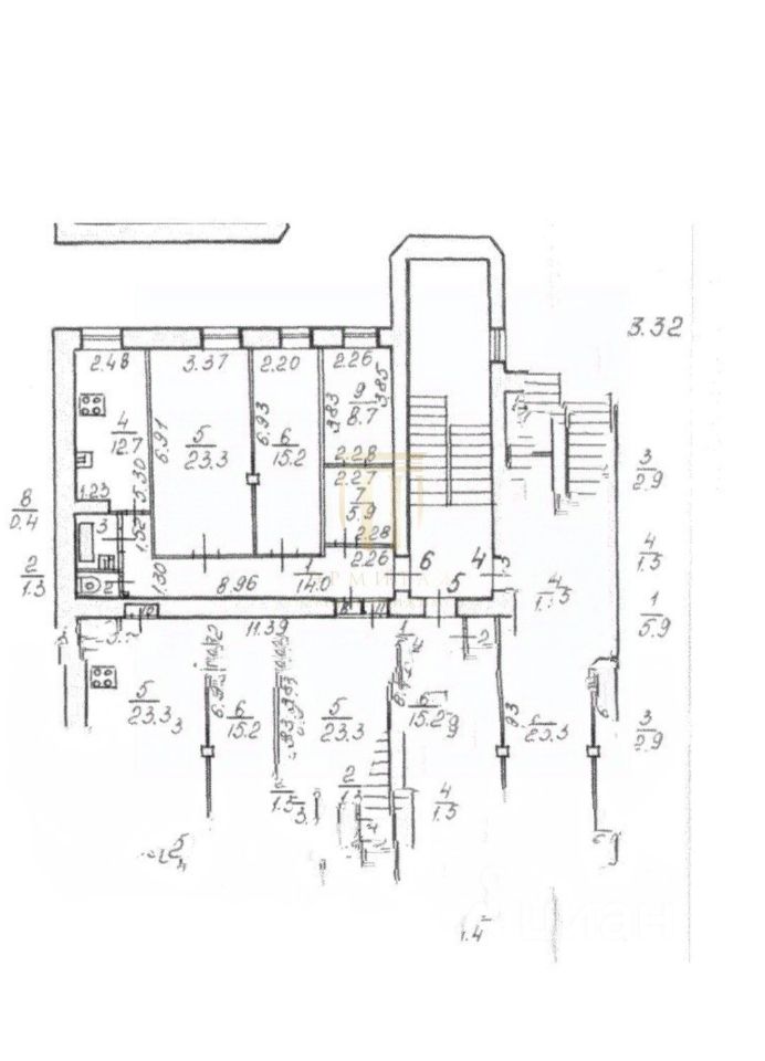 Продажа 3-комн квартиры на вторичном рынке Боровая улица, 100
