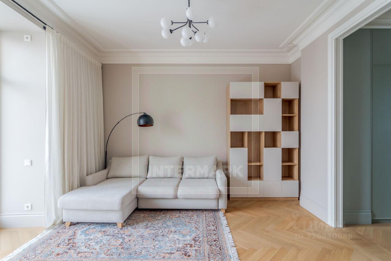 Аренда 3-комн квартиры на вторичном рынке переулок 1-й Коптельский,  д. 9с1