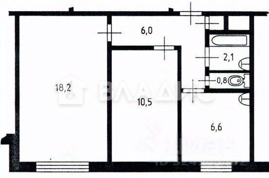 Продажа 2-комн квартиры на вторичном рынке Челюскинская улица, 6К2