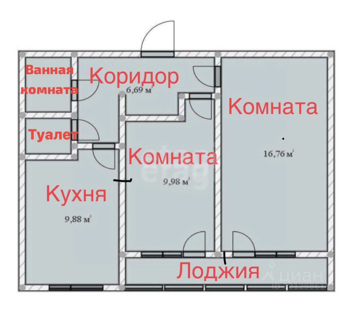 Продажа 2-комн квартиры на вторичном рынке д. Юкки, улица Тенистая, 11к2