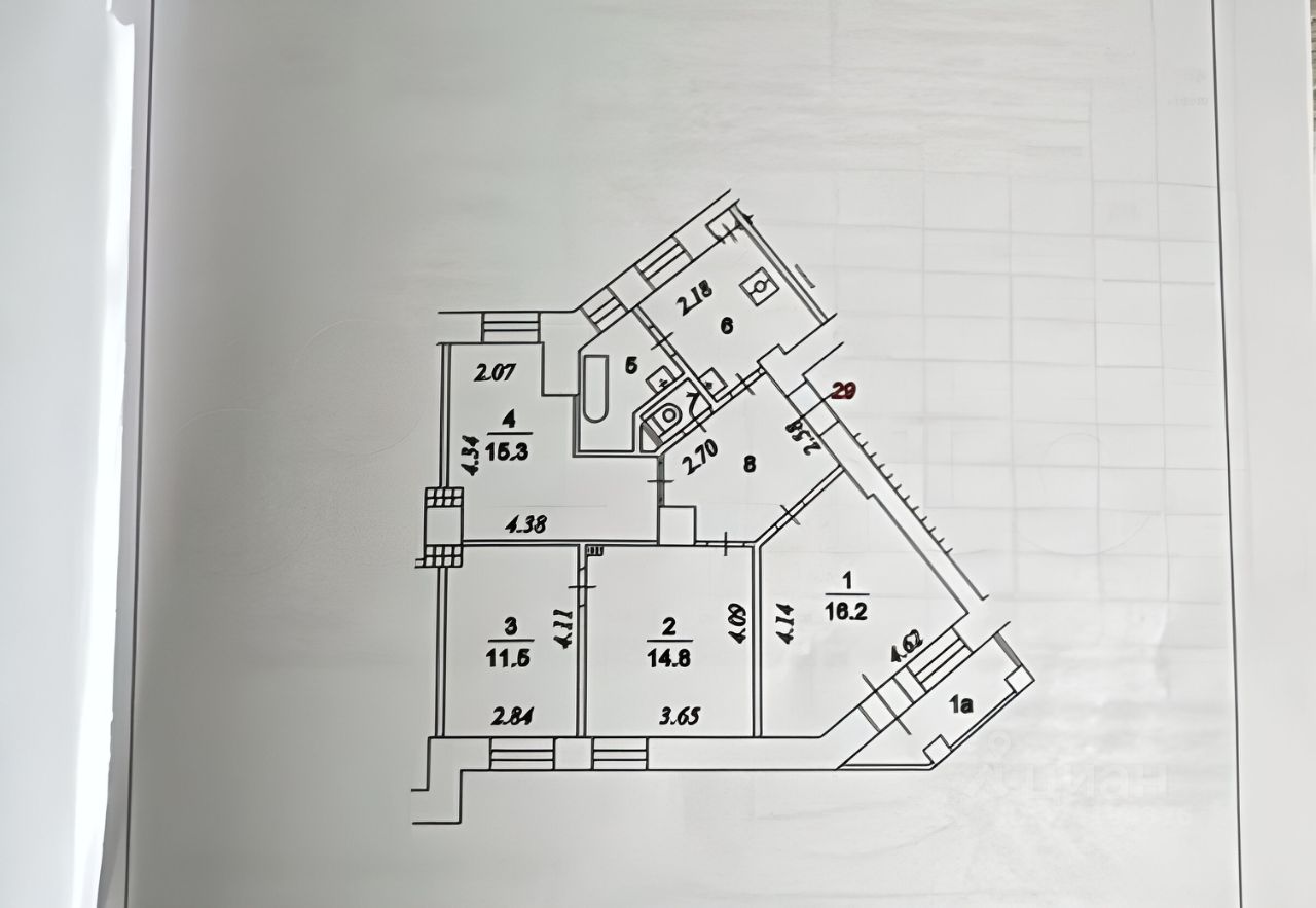 Продажа 4-комн квартиры на вторичном рынке 1-я Дубровская улица, 6