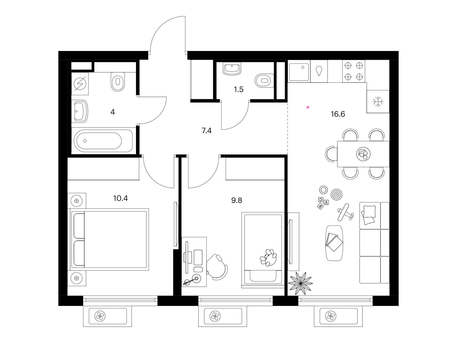 Продать Квартиры в новостройке Котельники, Белая Дача парк, корп. 16.1   
