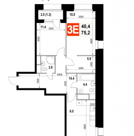 Продажа 2-комн квартиры в новостройке Мытищи г., Пионерская ул.,  к. 2.5