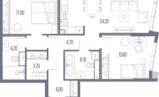 Продажа 2-комн квартиры в новостройке Ленинградское ш,  д. 57,  к. 2