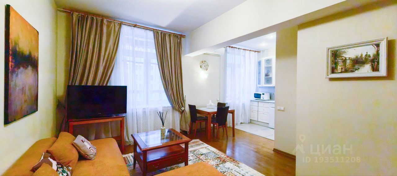 Аренда 3-комн квартиры на вторичном рынке 3-я Фрунзенская улица, 6