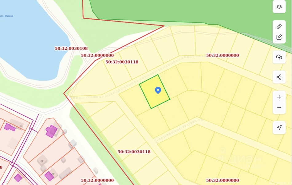 Продажа земли Райсемёновское, 46Н-11244