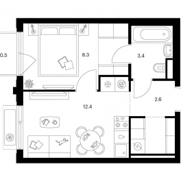 Продажа 1-комн квартиры в новостройке ш. Алтуфьевское, корп.1.1 Продажа 1-комн квартиры в новостройке ш. Алтуфьевское, корп.1.1