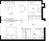 Продать Квартиры в новостройке Москва г., Открытое ш.   3