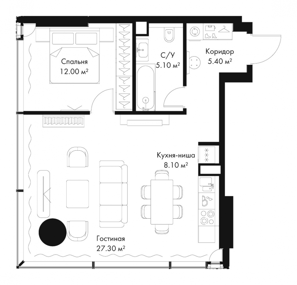 Продажа 1-комн квартиры в новостройке пр-кт Ленинградский, вл. 8