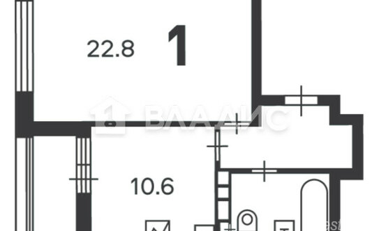Продажа 1-комн квартиры на вторичном рынке Новочеремушкинская ул,  д. 56 к3