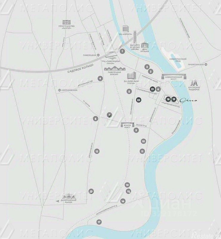 Продажа офиса Дербеневская улица,  д. 1