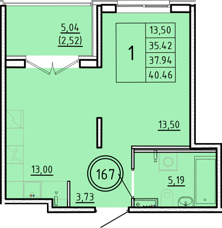 Продажа 1-комн квартиры в новостройке Шушары п., Соколиная ул.,  к. 2