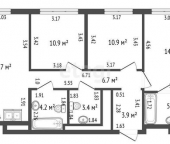 Продать Квартиры вторичка проспект Крузенштерна  13 с1 