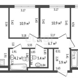 Продажа 4-комн квартиры на вторичном рынке проспект Крузенштерна,  д. 13 с1