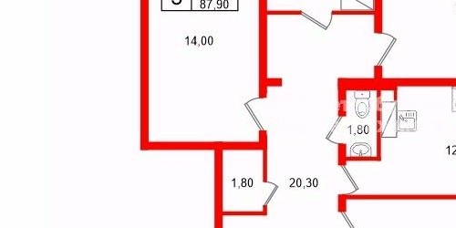 3-комн квартира Малая Десятинная улица, 36