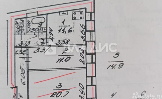 Продажа 3-комн квартиры на вторичном рынке Нарвский пр-кт,  д. 25