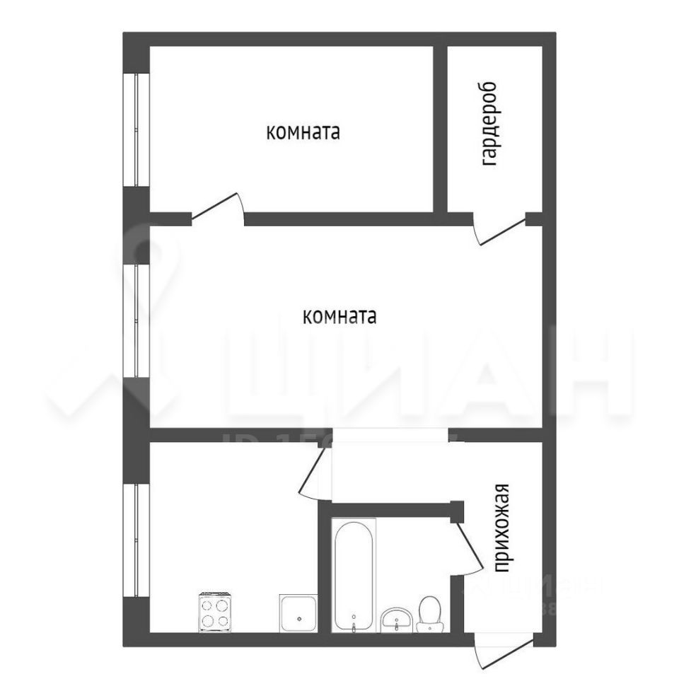 Продажа 2-комн квартиры на вторичном рынке Орехово-Зуево, улица Пушкина,  д. 6