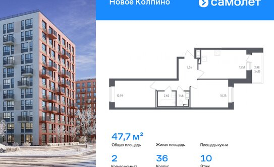 Продажа 2-комн квартиры на вторичном рынке ул Севастьянова,  д. 32,  к. 3 стр 1
