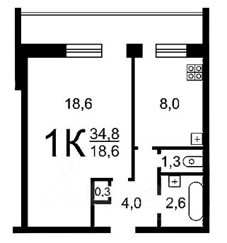 Продажа 1-комн квартиры на вторичном рынке Красногорск, Заводская улица, 27