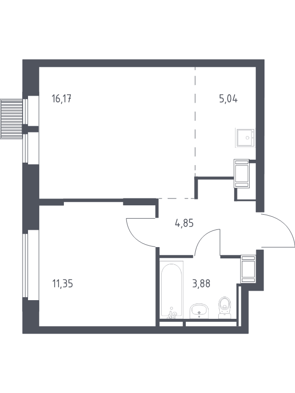 Продажа 1-комн квартиры в новостройке Путилково д., Путилковское ш.,  к. 28