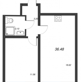 Продажа 1-комн квартиры в новостройке Санкт-Петербург г., Маршала Казакова ул.,  к. 9