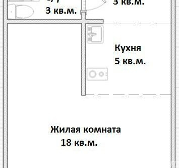 Продажа 1-комн квартиры на вторичном рынке Красково дп, Егорьевское ш,  д. 1,  к. 6