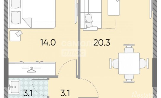 Продажа 2-комн квартиры на вторичном рынке улица Родченко