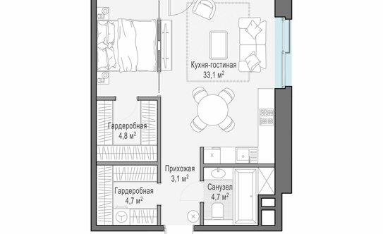 Продажа 1-комн квартиры на вторичном рынке Богоявленский переулок,  д. 8 с1