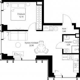 Продажа 1-комн квартиры в новостройке Москва г., Верейская ул.,  к. Indigo 6