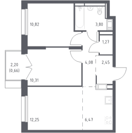 Продажа 2-комн квартиры в новостройке Мирный п., Свободы ул., к. 5.4 Продажа 2-комн квартиры в новостройке Мирный п., Свободы ул., к. 5.4
