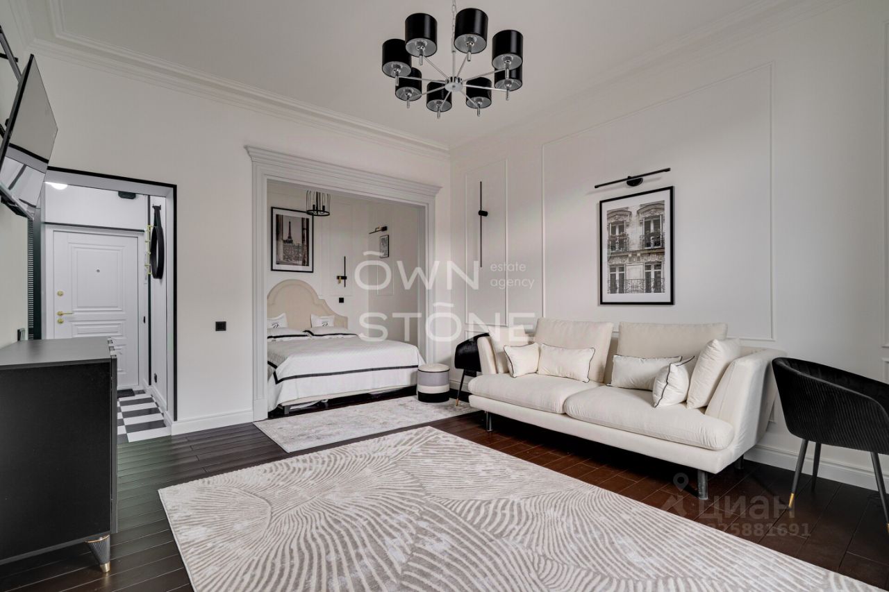 Аренда 1-комн квартиры на вторичном рынке Кутузовский проспект, 24