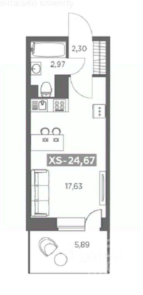 Продажа студии Кудрово г., улица Солнечная, 10к1