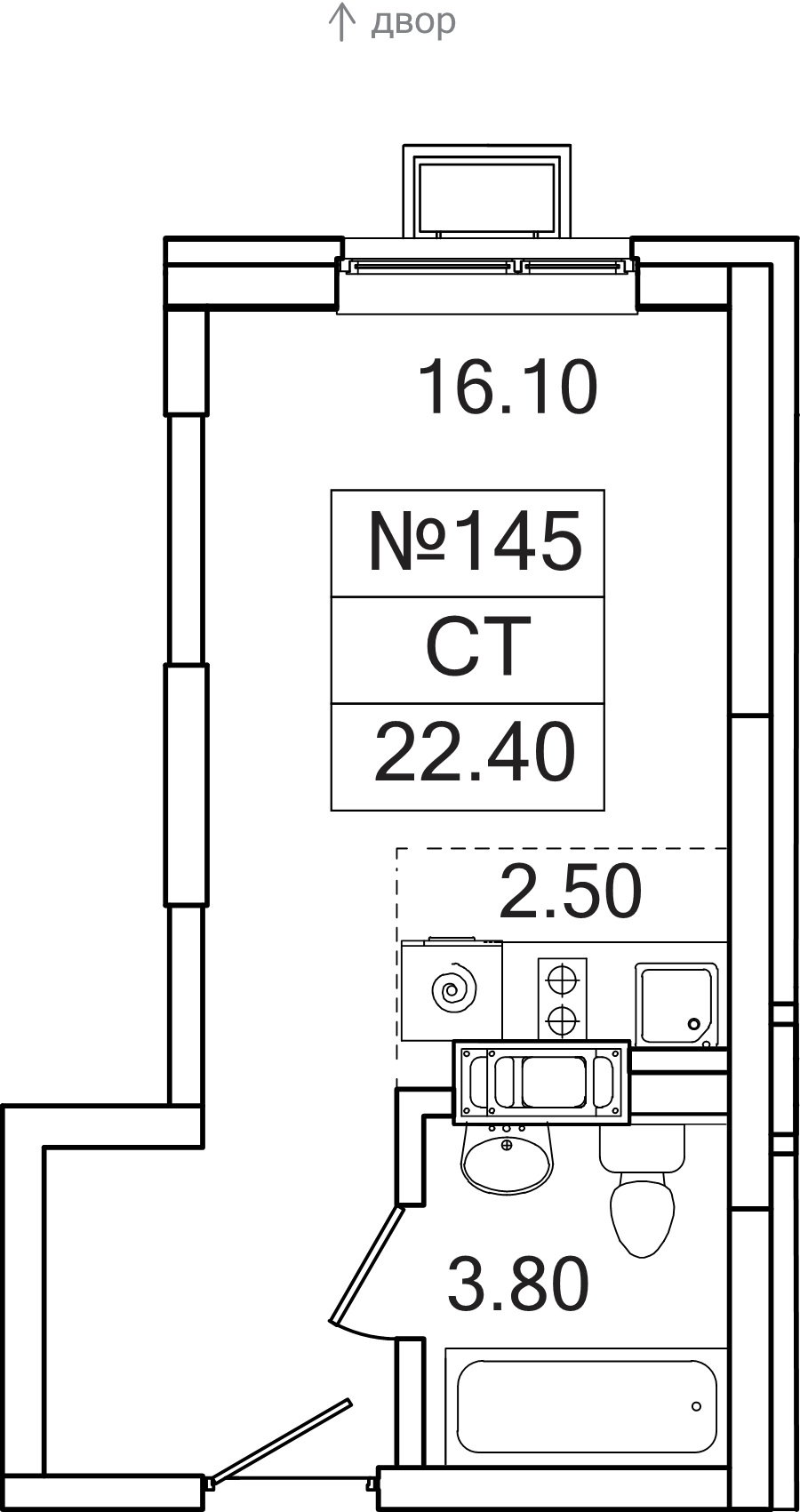 Продажа студии Сапроново д., Калиновая ул.,  к. 5
