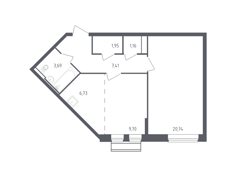 Продажа 1-комн квартиры в новостройке Лайково с., Лесная ул.,  к. 54