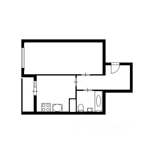 Аренда 1-комн квартиры на вторичном рынке Мурино, улица Шоссе в Лаврики, 59к1