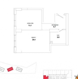 Продажа 1-комн квартиры на вторичном рынке улица Василия Ланового,  д. 6 к2