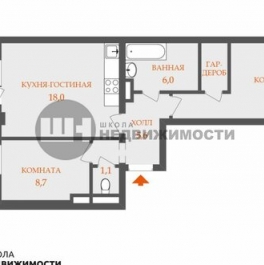Продажа 2-комн квартиры на вторичном рынке Кузнецовская улица