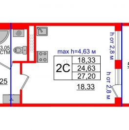 Продажа студии поселок Стрельна