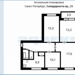 Продажа 4-комн квартиры на вторичном рынке Солидарности пр-кт,  д. 21