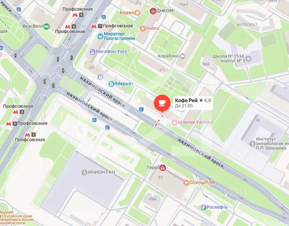 Продажа торгового помещения Нахимовский пр-кт