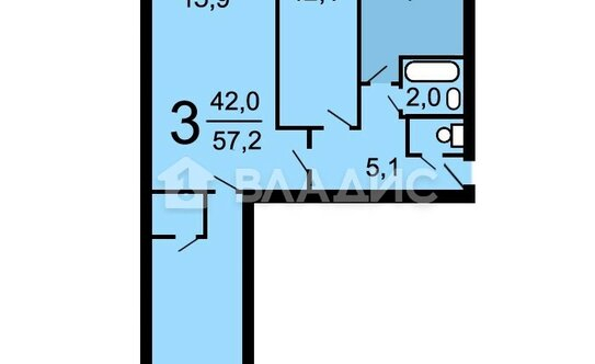 Продажа 3-комн квартиры на вторичном рынке Бобруйская улица,  д. 18 к3