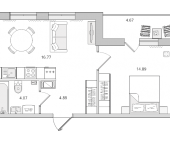 Продать Квартиры в новостройке Санкт-Петербург г., Белоостровская ул.   9