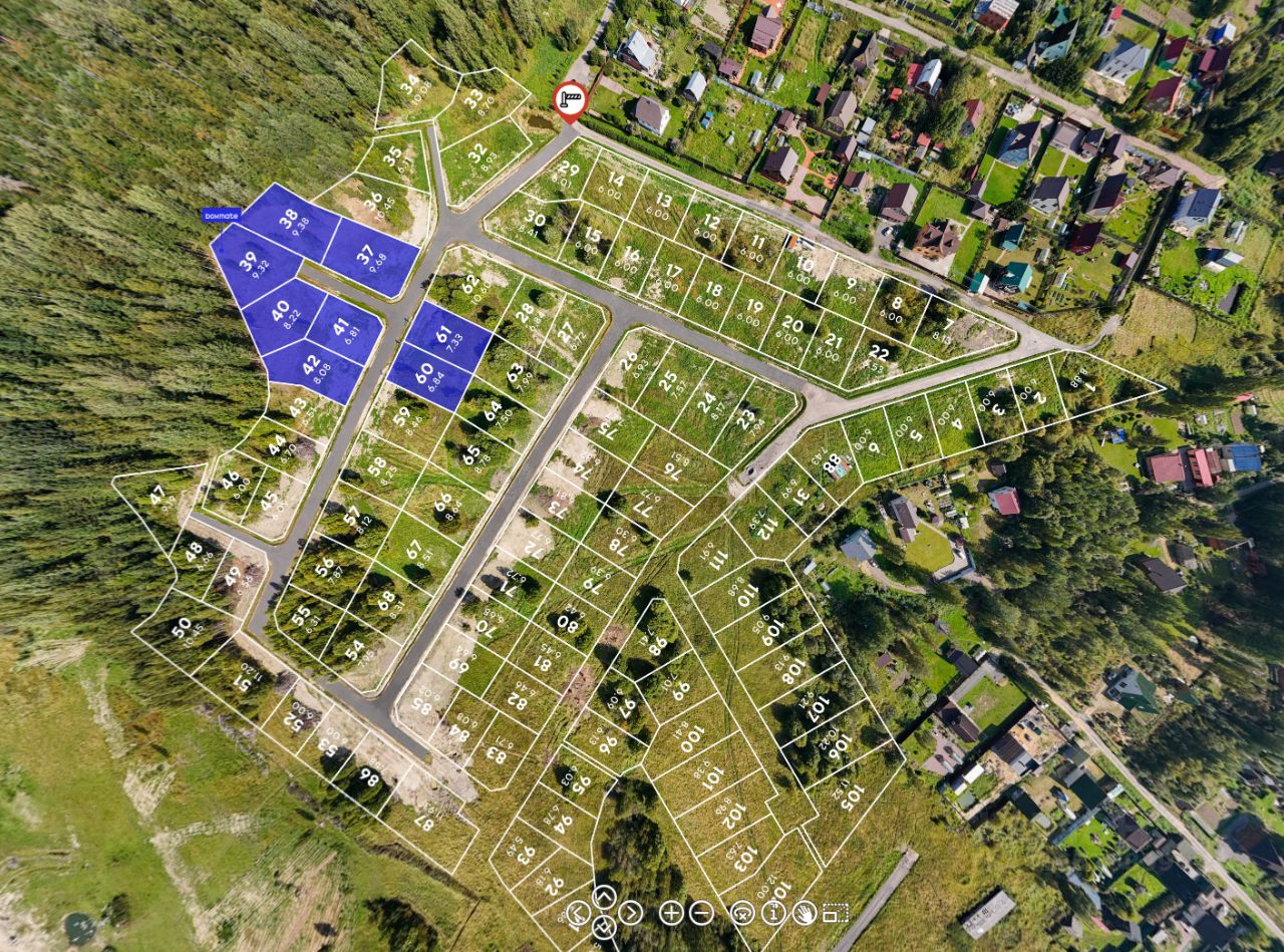 Продажа земли д. Матокса, улица Западная