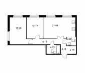 Продать Квартиры в новостройке Колпино г., Загородная ул.   C