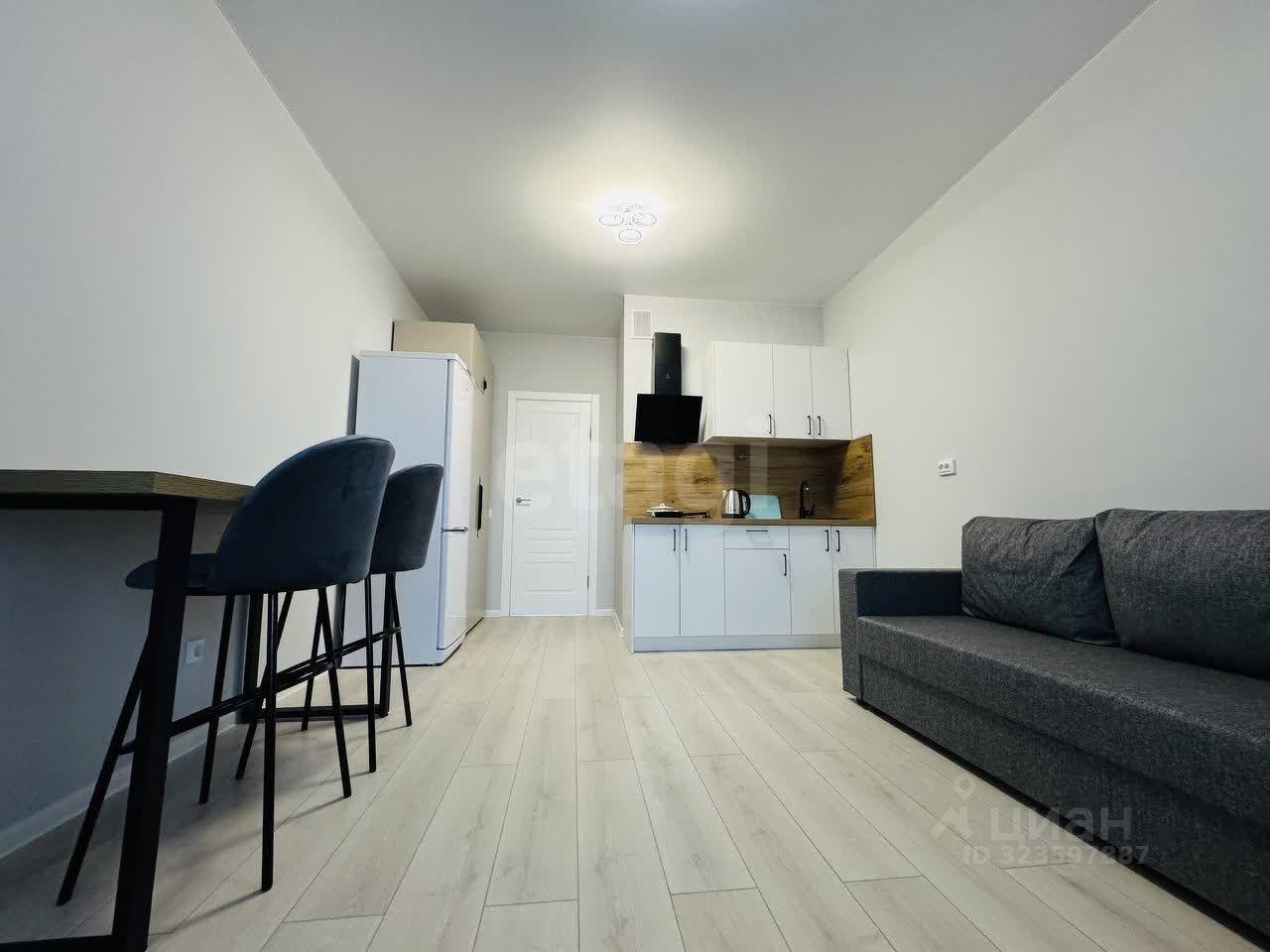 Аренда студии Кудрово г., улица Солнечная, 4