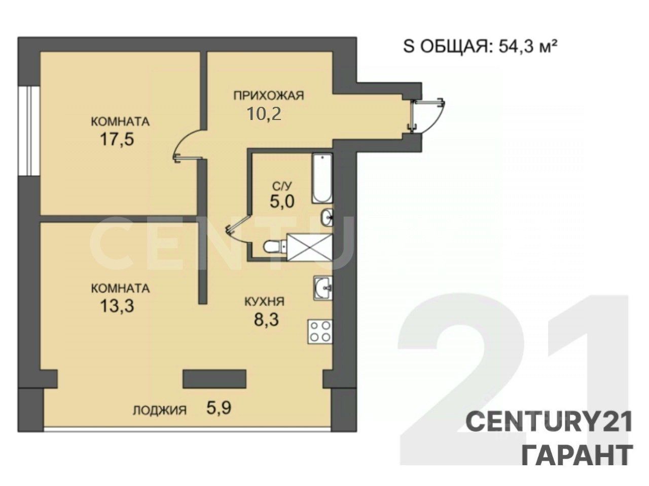 Продажа 2-комн квартиры на вторичном рынке улица Димитрова, 10К2