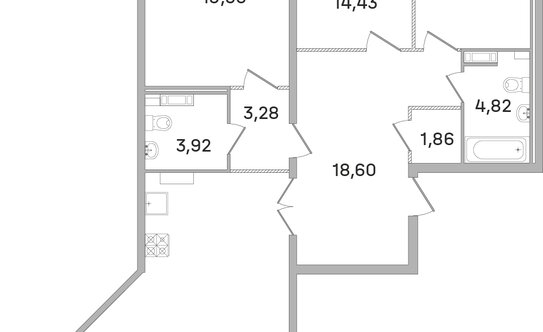Продажа 3-комн квартиры на вторичном рынке Королёв, ул Калинина,  д. 11